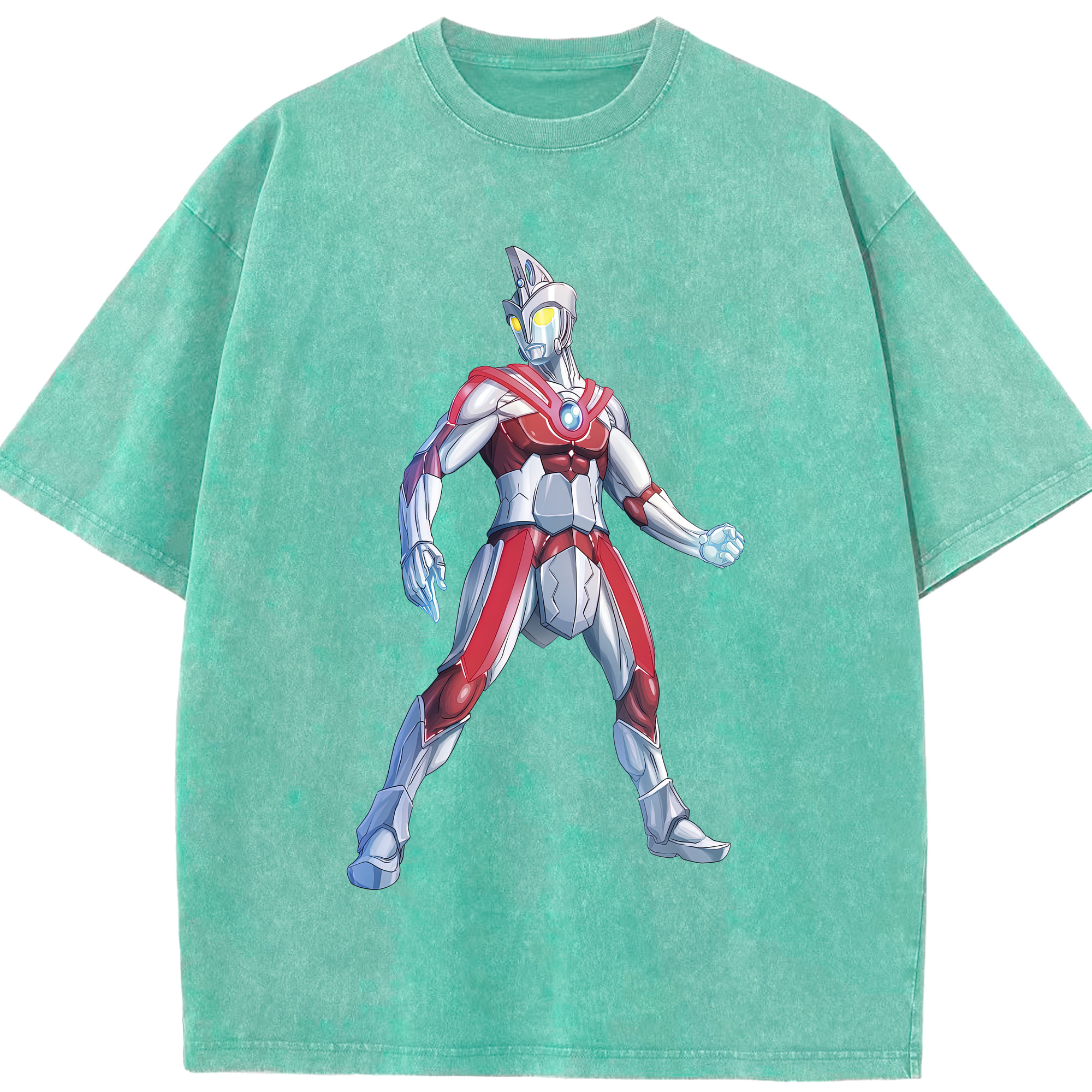 （画像用） ウルトラマン Ultraman 綿100% ヴィンテージ風 半袖Tシャツ（フロントプリント）